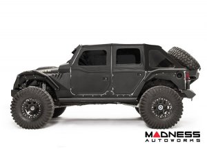 Jeep Wrangler JL Fender Flares - Fab Fours - Rear - Fender Liner For Base System - 4 Door Jeep Wrangler JL Fender Flares - Fab Fours - Rear - Fender Liner For Base System - 4 Door